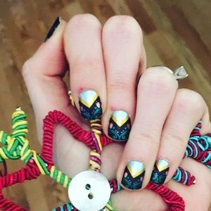 Jamberry Nail Wraps Disney Frozen Nordic Blossoms